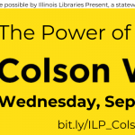 A banner for the upcoming event, The Power of Story with Colson Whitehead on Wednesday, September 6 at 7pm. Click the banner for more details.
